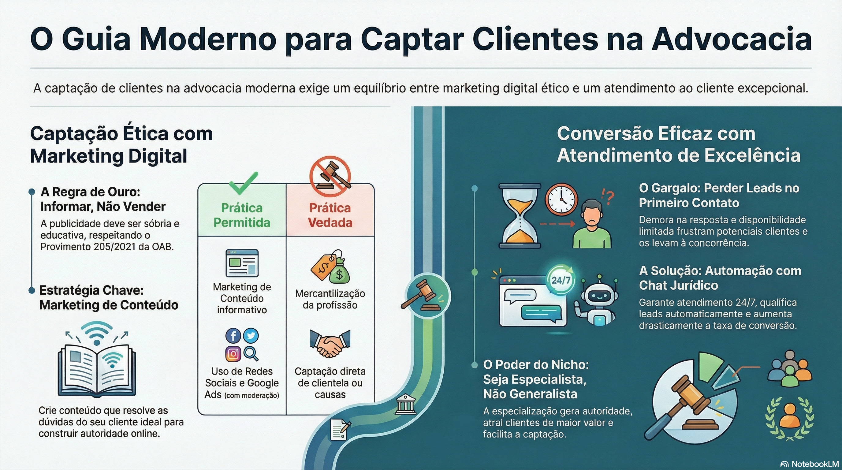 Captação de clientes na advocacia com IA