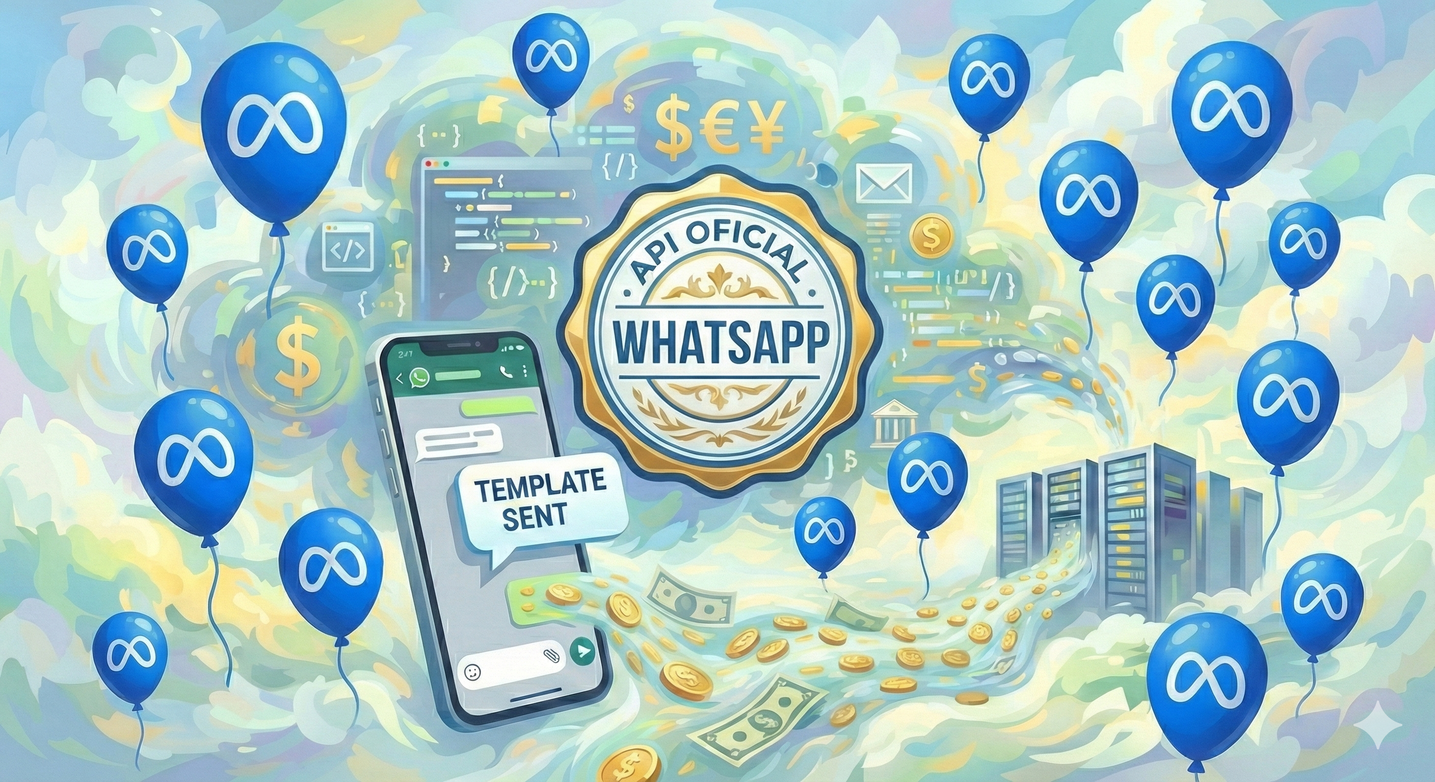 Simulador de custos de templates WhatsApp: quanto custa a API Oficial?