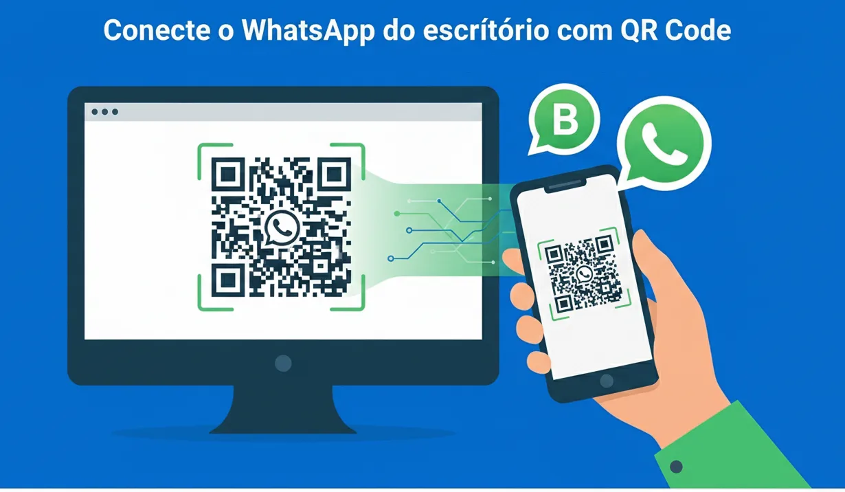 Conecte o WhatsApp do escritório com QR Code