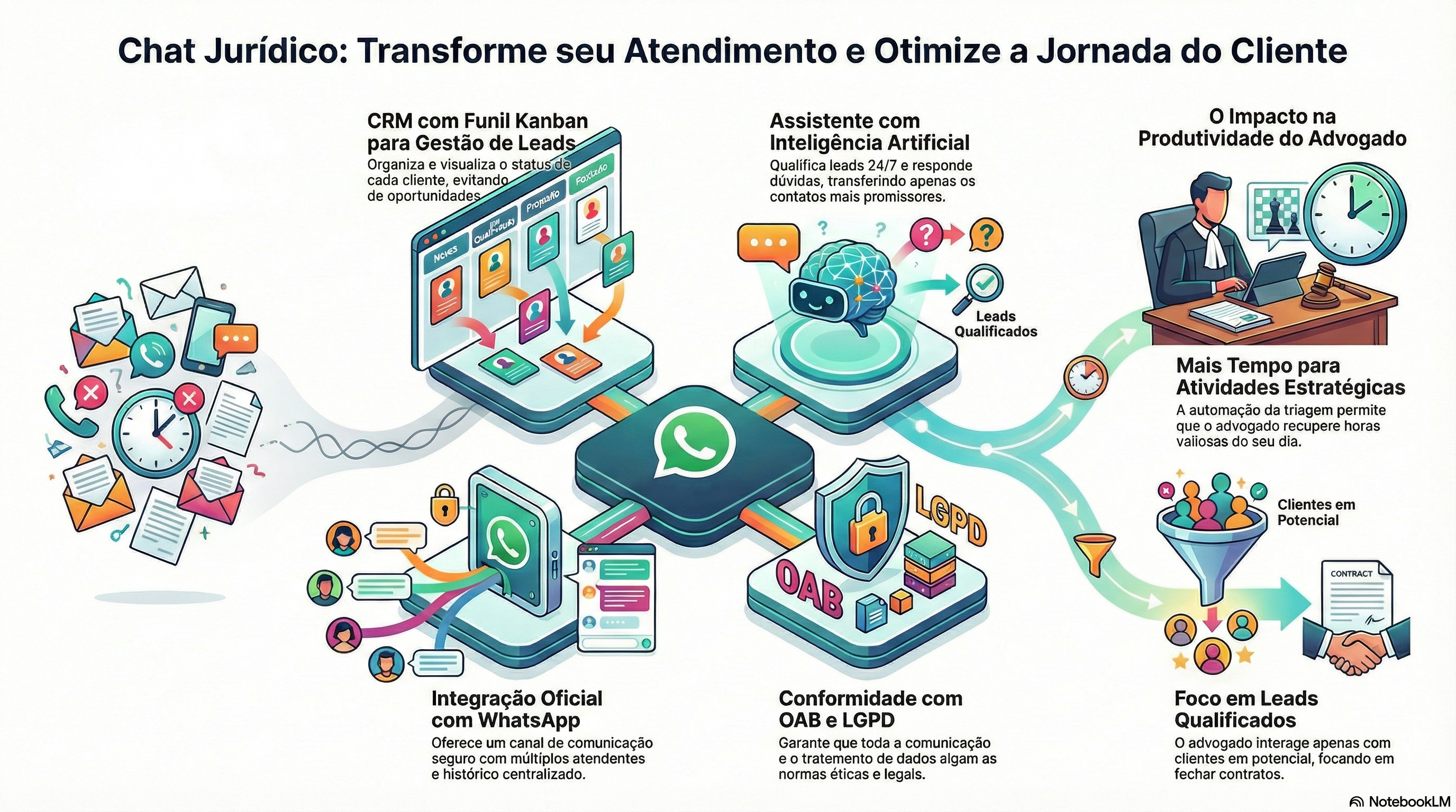 Jornada do cliente no setor juridico
